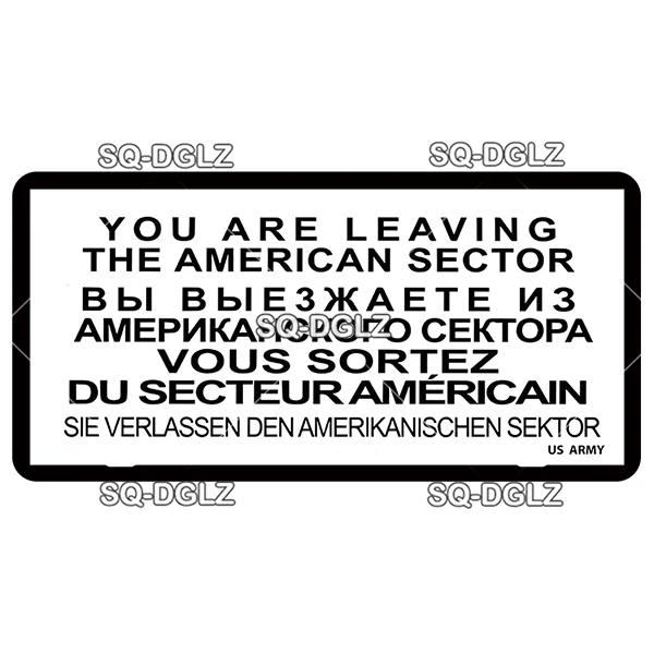 Vintage Berlin City 15x30cm Plate War Tin Sign Store Bar Wall Decoration Metal Sign Home Decor Painting Plaques Poster