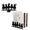 1pc Western Cowboy Desktop Decorations Desktop Metal Artwork Bookends Decorations Christmas Halloween Decorations