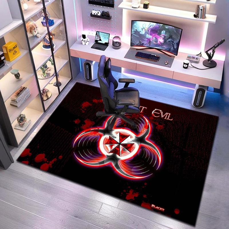 Sci-Fi game Resident Evil, Umbrella Corporation, soft carpet, home living room, office chair pad, door mat, door mat carpet U5