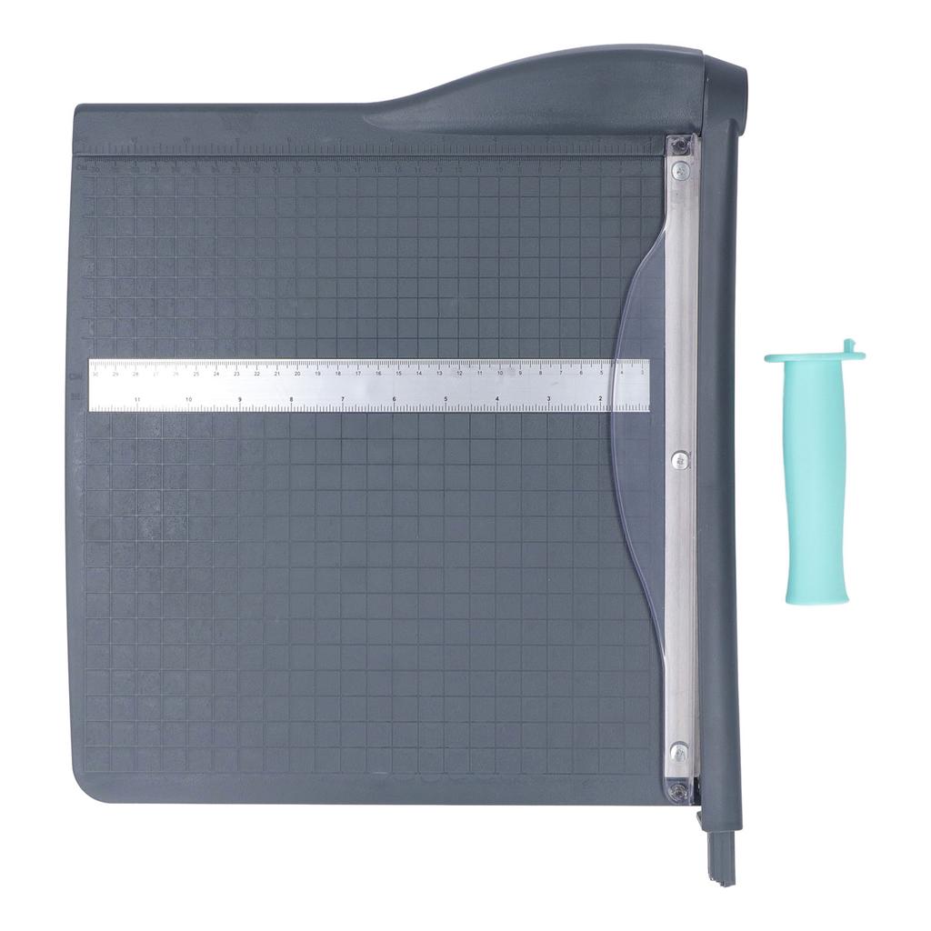 12 Inch Paper Cutter Steel Blade Paper Trimmer Portable Efficient Office Paper Cutting Board for  