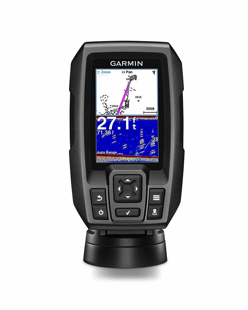 GARMIN STRIKER4 Barevný vyhledávač ryb s GPS a vodotěsným 3,5palcovým vestavěným vysoce citlivým [Použitý]