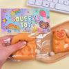 Capybara Klämleksak Långsamt Återgående Sensorisk Fidget Stresslindring för Vuxna Barn Flytande Kreativitet Söta Gåvor Rolig Skrivbordsdekor