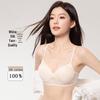 Women's Seamless Mulberry Silk Wireless Bra - Adjustable, Lightweight, Student Fit