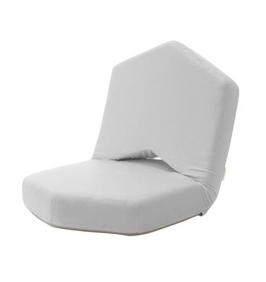 Celtan METO Low-Rebound Floor Chair, Warm Gray, Reclining Back, Made In Japan, A897a-647GRY