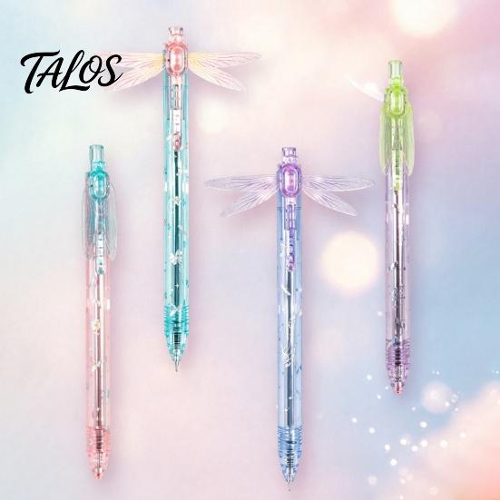 Handschrift Gereedschappen voor Kantoor Glanzende Vleugels Libelle Gelpen, Transparant Plastic Kantoorbenodigdheden met Interactieve Sets Collectie Klappende Vleugels,