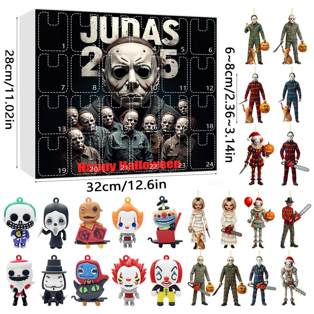 

Happy Halloween Horror Character Acrylic Garland With Pvc Figures For Holiday Decor And Gift Giving Style N