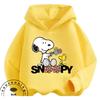 Kawaii Printed Hooded Sweatshirt Autumn Winter Casual Trendy Cartoon Kids Shirt Snoopy Children
