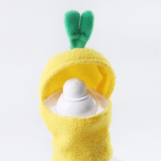 Felpe Uccelli Gialli Costume Cosplay Pappagallo Forma Ananas Tuta da Volo per Cenerino Parrocchetto Calopsitta Conuro Ondulato