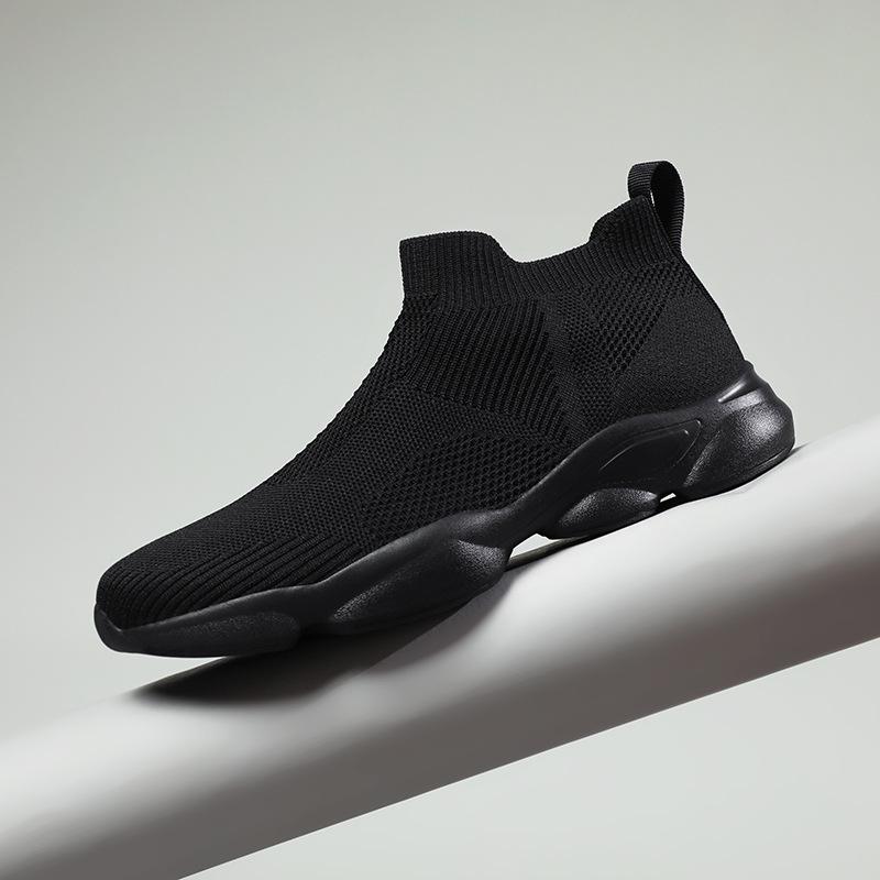2026 Men's Ultra-light Fly-knit Breathable Mesh Casual Sock Shoes with Soft Sole