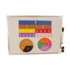 Erasable Magnetic EVA Fraction Circles for Math Teaching Aids