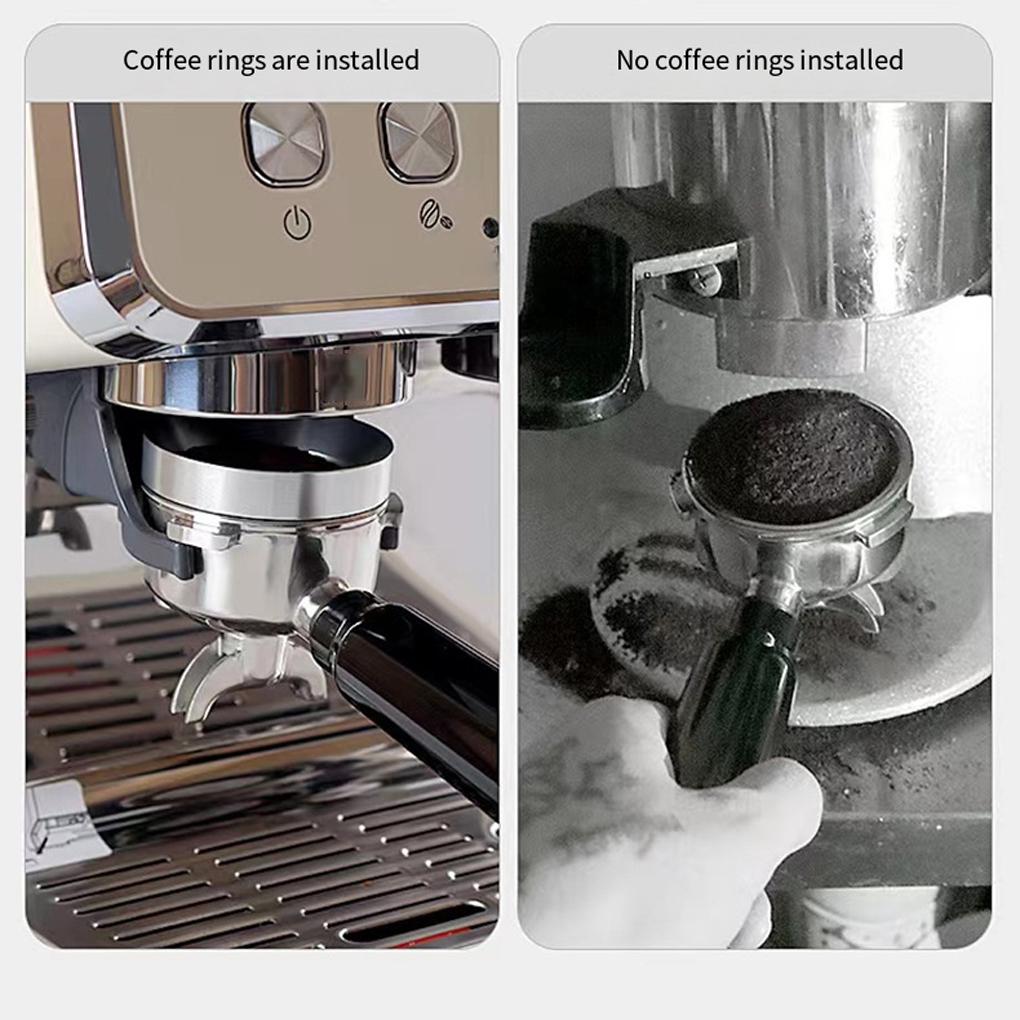 Coffee Catcher Ring Anti-fly Powder Ring Grinder Catcher Ring 51mm 53mm 58mm Coffee Handle Cloth Powder Dosing Ring Coffee Tools