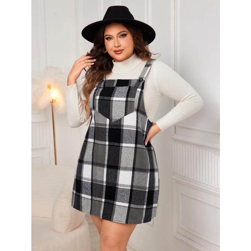 New Plus-size Loose Overalls Dress for Women