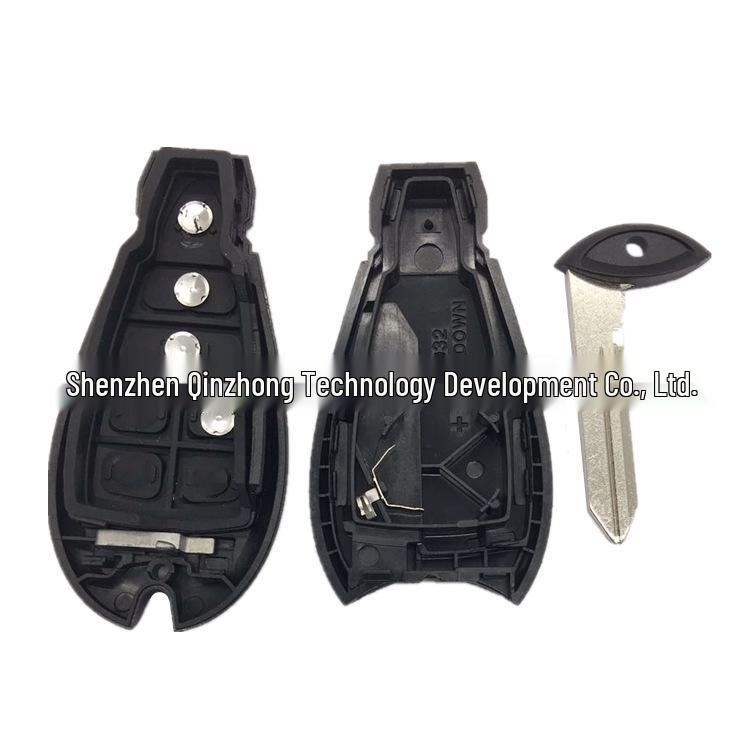 Chrysler 3+1 Button Smart Car Key Shell Interior X2