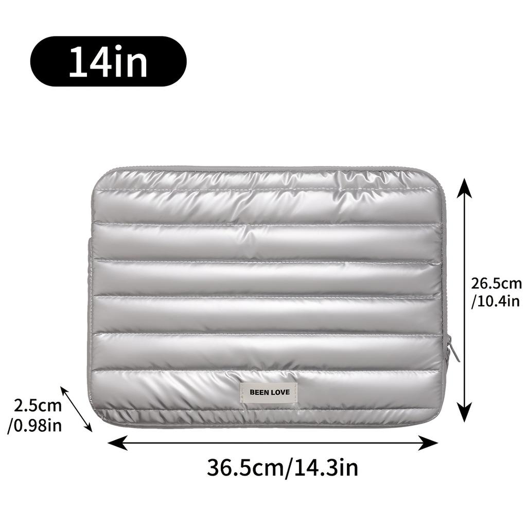 Portable Laptop Sleeve Bag Handheld Computer Inner Bag Large Capacity Down Storage Bag Travel Organizer Pouch for Business