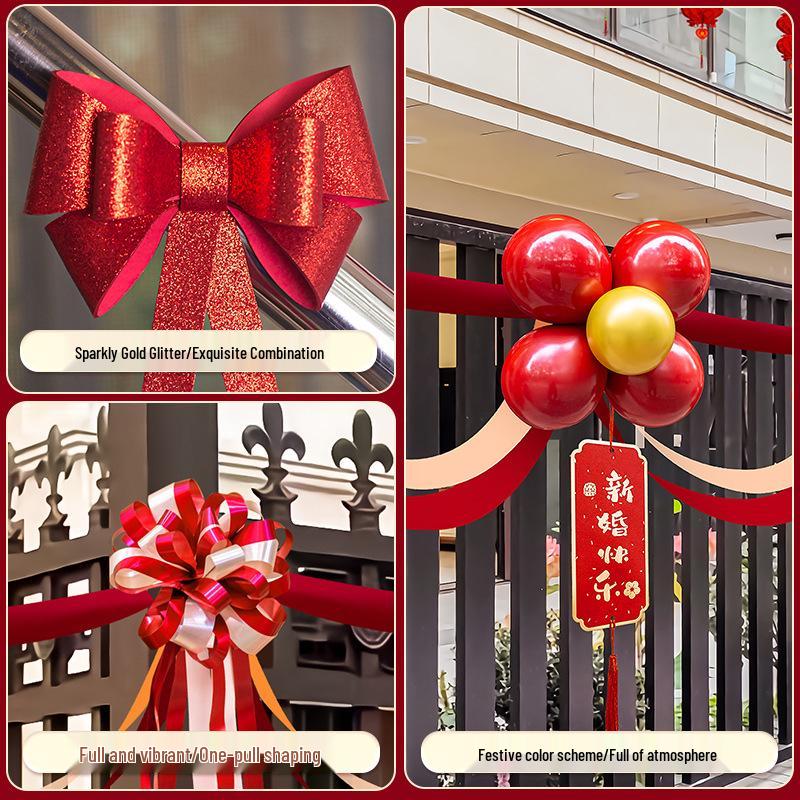 Rustic Wedding Decoration Set: Staircase, Balcony & Courtyard Accents