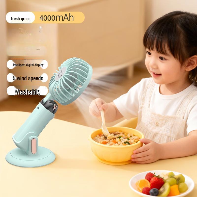 ZISIZ Digital Display Handheld & Desktop Cooling Fan
