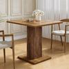 Dining Table for 4, 90 Cm X 80 Cm X 75 Cm Small Kitchen Table with Sturdy Base, Farmhouse Dinner Table for Dining Room