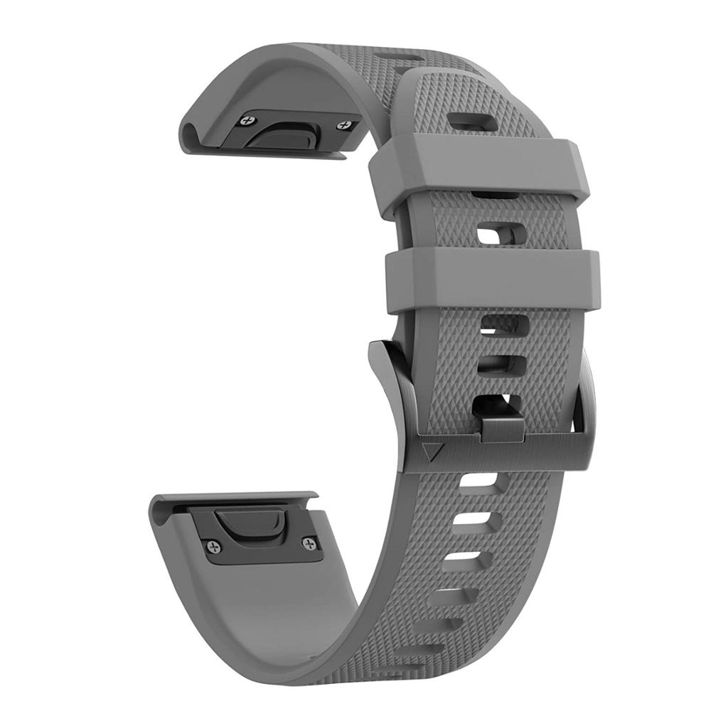 22 26mm QuickFit Silikonarmband für Garmin Fenix 7X 7 Pro 51 47mm 6X 6Pro Solar 5 5X Plus MARQ Mk2i Mk2 Smartwatch-Armband