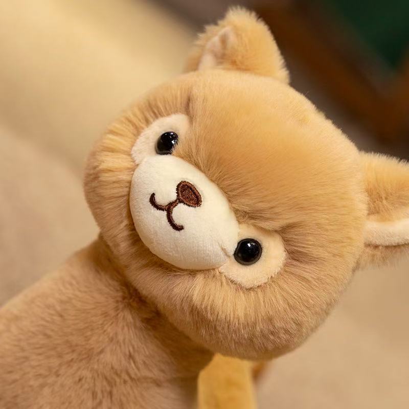 23/30cm Alpaca Doll Simulation Plush Toy Handmade Doll Cartoon Anime Cute Pillow Cushion Home Decoration Children's Birthday Gif