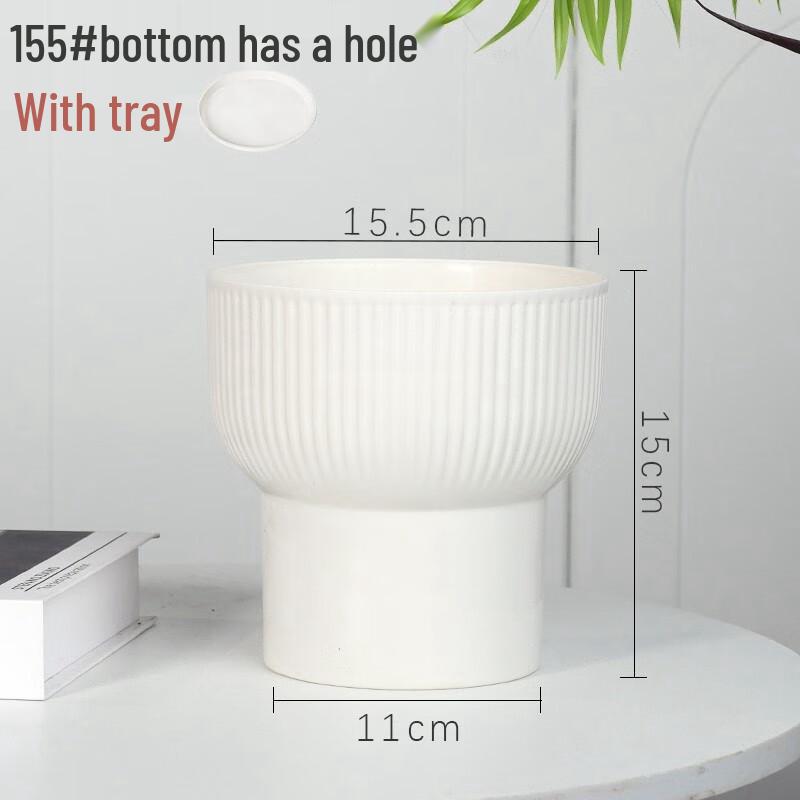 KEYSHEEL High-Legged Plastic Orchid & Plant Pot