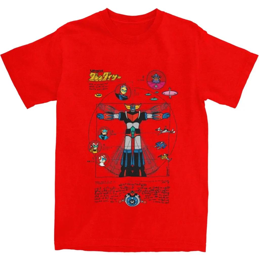 Heavyweight Informal Novelty UFO Robot Grendizer Goldorak T Shirt Unisex 100 Cotton Goldrake Japan Robots Tee Shirt Adult Clothing