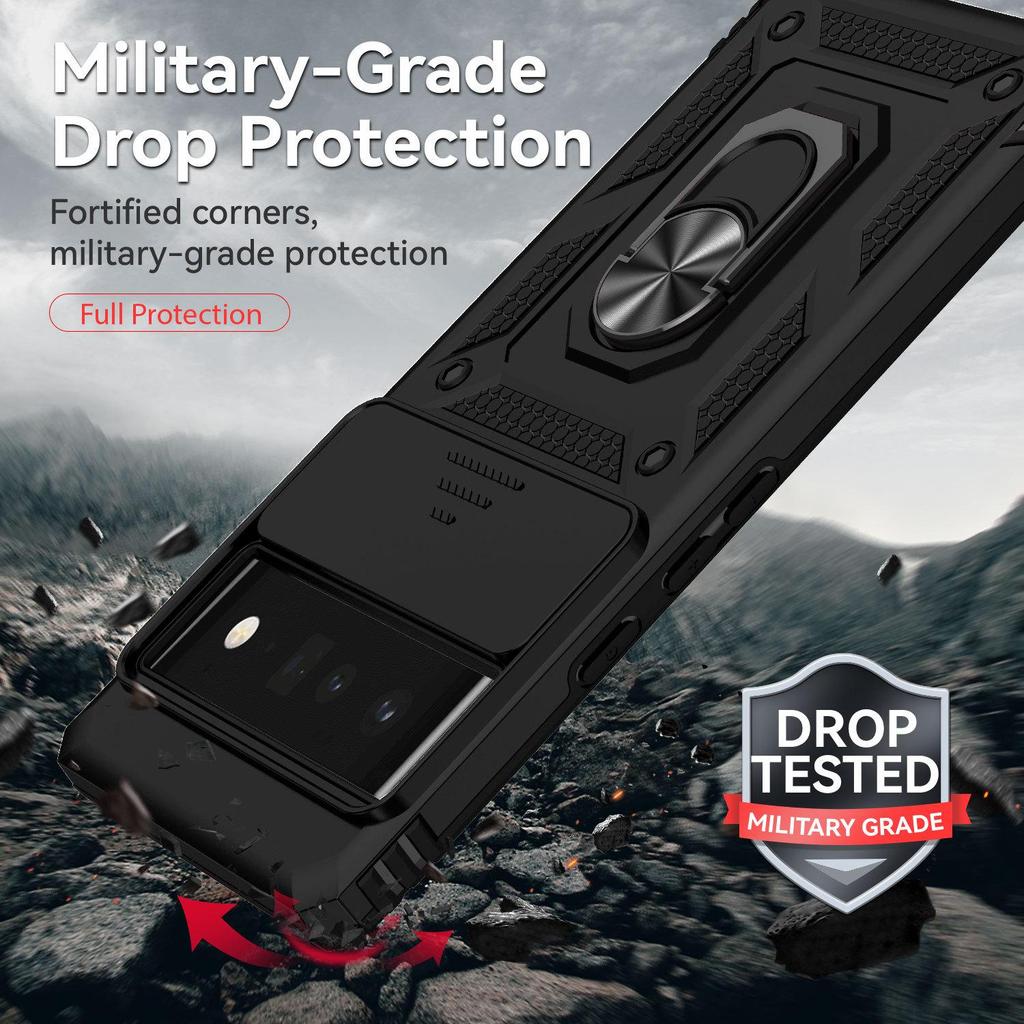 Google Pixel 6 Pro Magnetic Car Holder Drop-Proof Protective Case