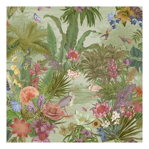Grandeco Paul Moneypenny Floral Hall Tapeta winylowa teksturowana
