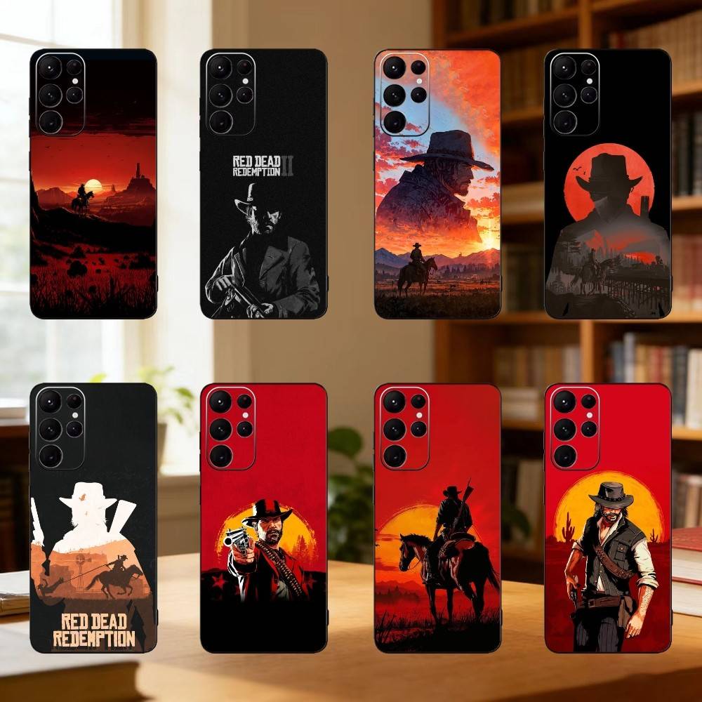 Game Red Dead R-Redemption phone Case For Samsung S25,24,21,22,23,30,Ultra,20,Plus,Fe,Lite,Note Soft Black Cover