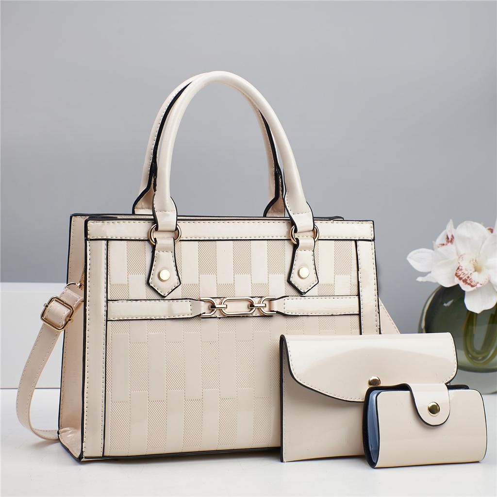 3pcs/set Bags For Women Crossbody Shoulder Bags Large Capacity Female Top-handle Bags Tote Clutch Handbag Purse with Chic Wallet