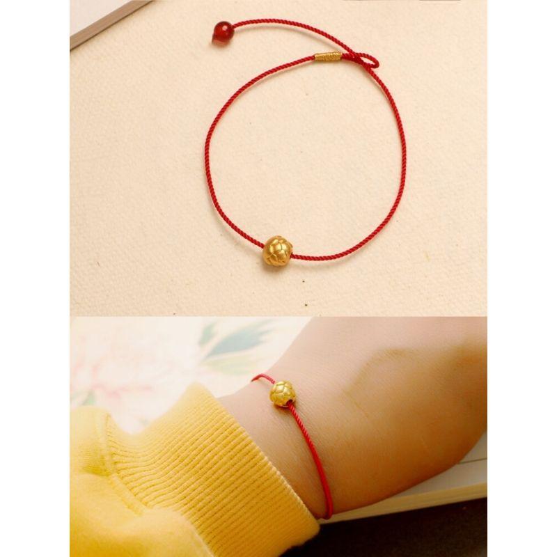 DIY Extremely Fine 1mm String Lucky Beads Anklet Carrying Strap