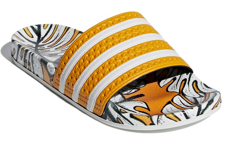 Adilette The Farm Company X Adilette Wmns Adidas Originals Slides 'Tropical Print' Women's D96682
