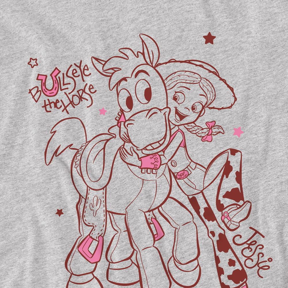 Toy Story Childrens/Kids Jessie & Bullseye Outline Sweatshirt