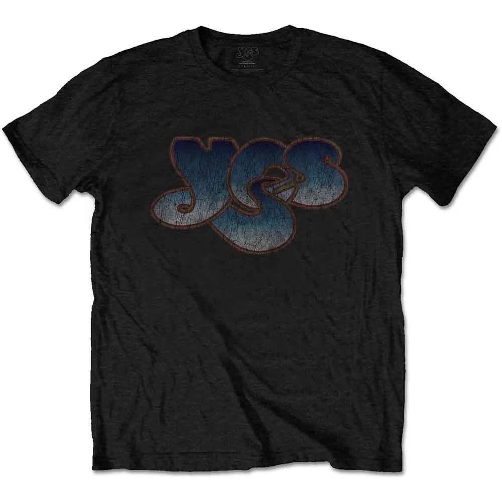 Yes Vintage Logo Licensed T Shirt Unisexs L