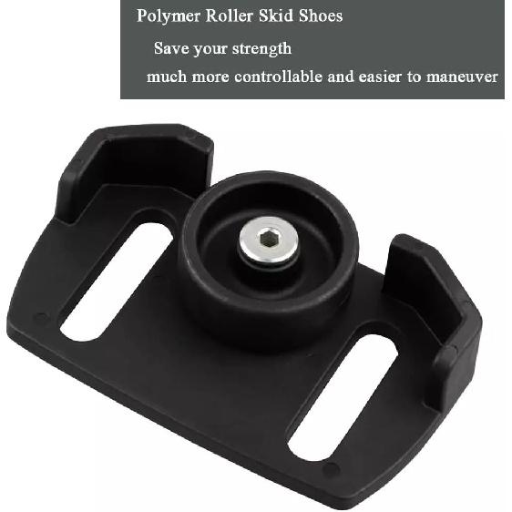 Compatible with Universal Roller Wheel Skid Slide Shoes for Snow Blower Snowthrower