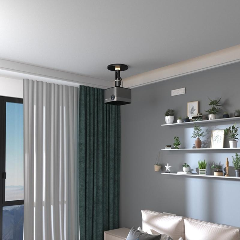 Adjustable Projectors Ceiling Hanging Bracket With 3.5mm Thick Aluminum Tube And Wide Compatibility
