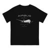 Funny Aircraft Modern T-Shirt Men Crewneck Pure Cotton T Shirt Airbus Short Sleeve Tees Gift Idea Clothes
