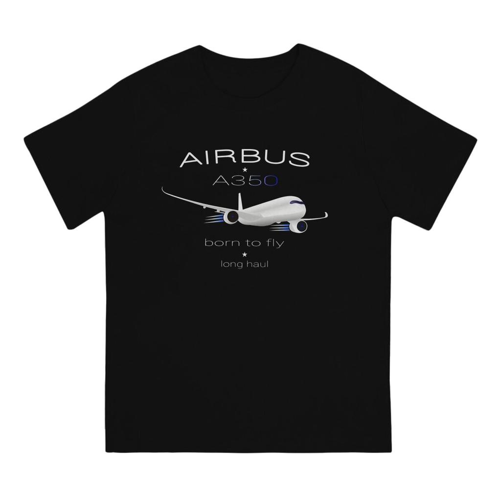 Funny Aircraft Modern T-Shirt Men Crewneck Pure Cotton T Shirt Airbus Short Sleeve Tees Gift Idea Clothes
