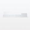 MUJI Stackable Acrylic Horizontal x D17 x Clothing Storage Storage Box Case, 5-Tier, Approx. W25.5 H16cm, 15915491, Transparent, Case,