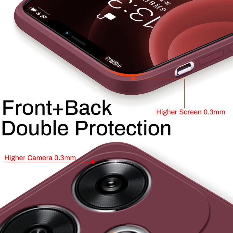 For Poco F6 PocoF6 Poco F 6 Pro Case Liquid Silicone Soft TPU Cover Phone Case For Xiaomi Poco F6 Poco F 6 F6Pro PocoF6 Pro