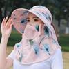 Oversized Wide Brim Sun Hat with Neck Flap, UPF 50+ UV Protection Foldable Outdoor Hat for Women Men