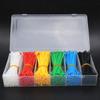 900pcs 6 Colors Multicolor Zip Ties Self-Locking Portable Zip Ties  Cord Management