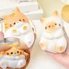 Yousheng Stress Relief Cartoon Cat Toy Soft Stretchy Fat Kitten Squeeze Toy Relaxation Anxiety Reduction Animal Sensory Toy Party Favors