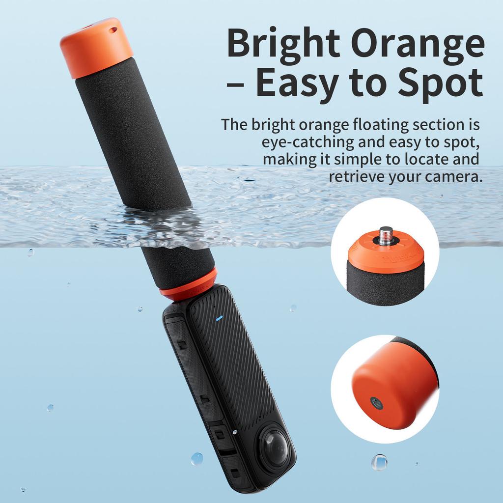 Adjustable Floating Camera Grip ABS Construction For Surfing Diving With Enhanceds Visibilitys Design