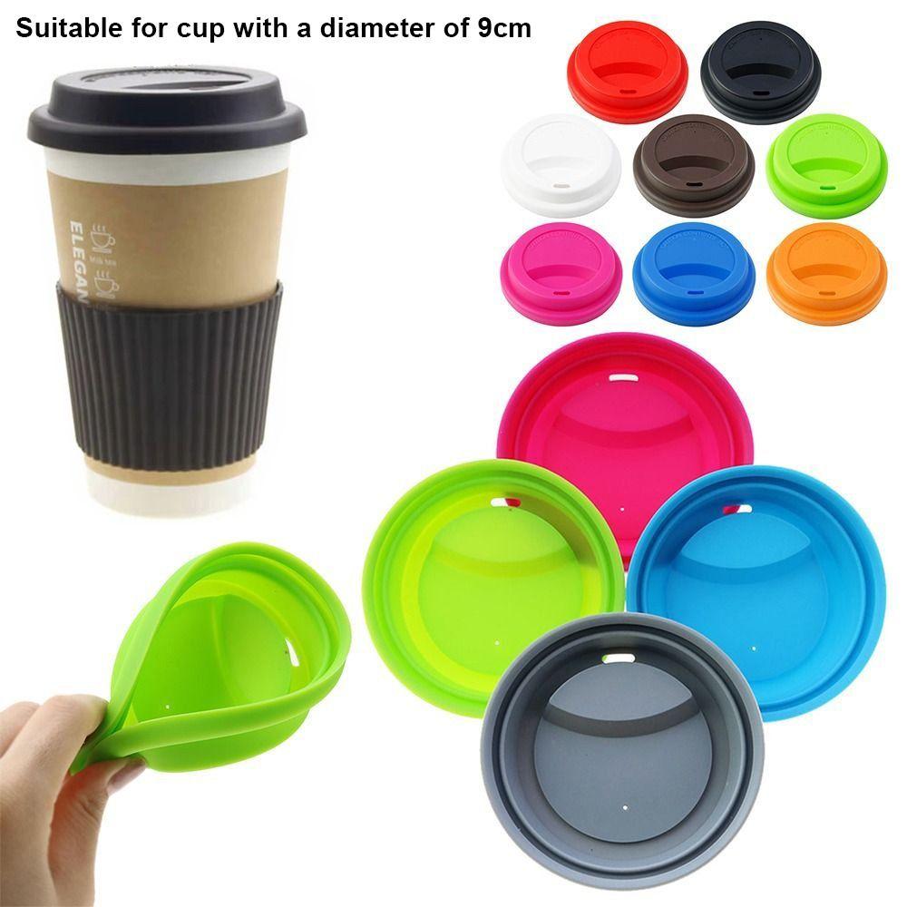 1 stk Beskyttende kopplokk Varmebevarende Forseglingslokk Slitesterkt Krusdeksel Kopptilbehør