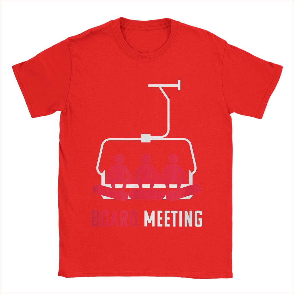 Snowboard Board Meeting T-Shirt Sommer Baumwoll-T-Shirts Für Unisex Trendiger Aufdruck T-Shirt Kurzarm Y2K Lustiges Oberteil Shirts