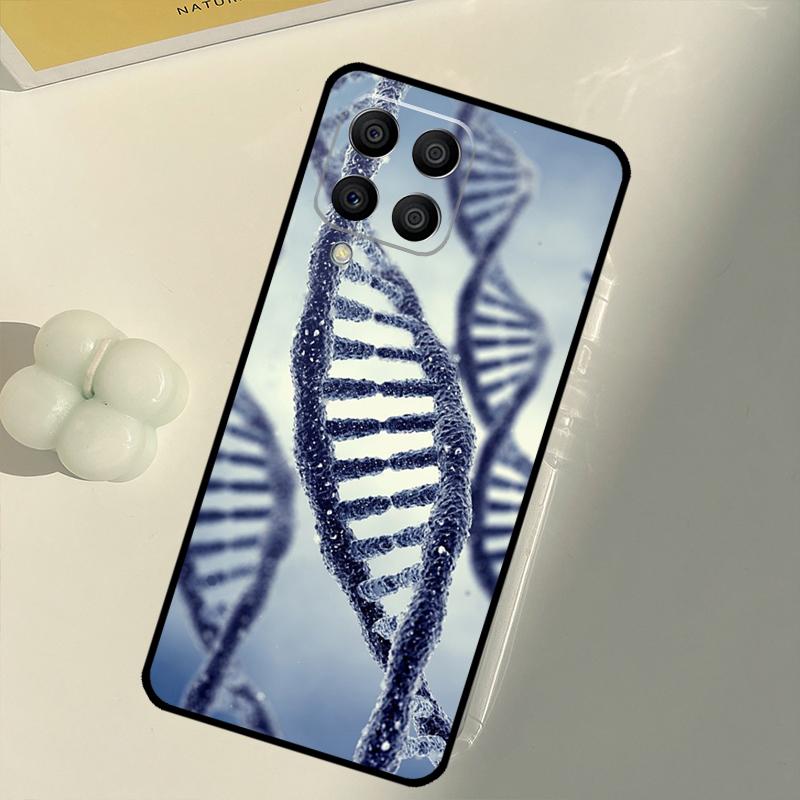 Science DNA Biology For Samsung Galaxy M16 M06 M12 M55 M15 M35 M14 M34 M54 M11 M21 M31 M13 M33 M53 M32 M52 Case