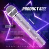 Rhinestone Diamond Microphone Cover for Children's Performance (Prop Only, Mic Not Included)