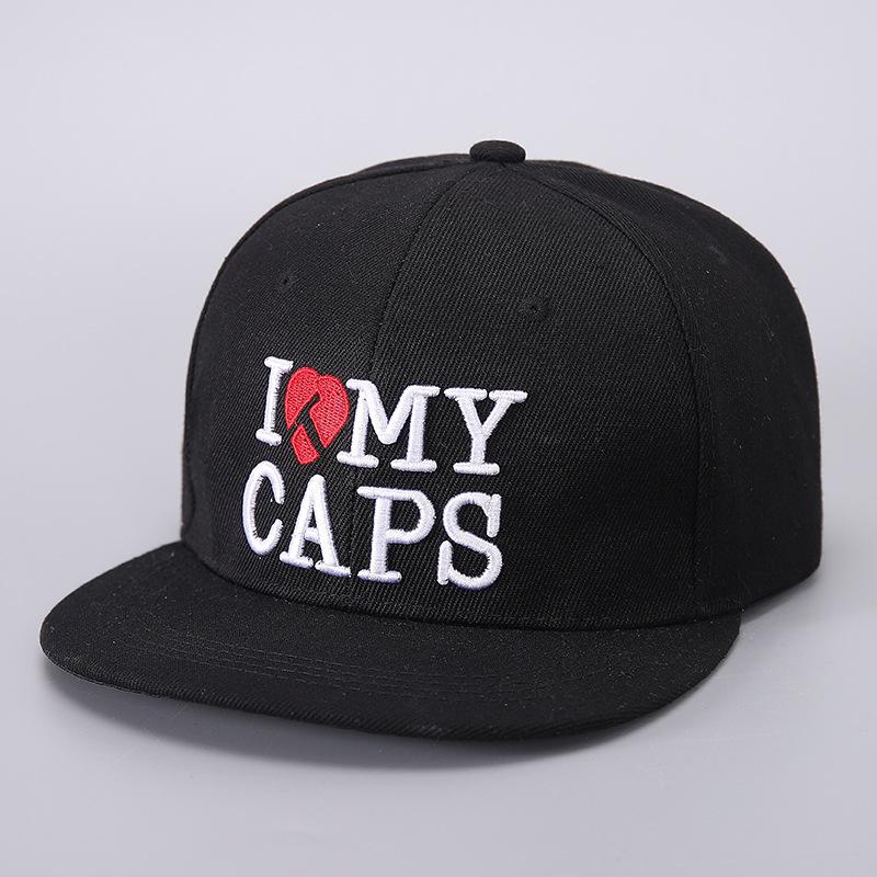 Manufacture Oem New Label Tags Flat Brim Baseball Cap Men 3D Puff Snapback Embroidery Fitted Hat Custom logo 54-64cm чёрный