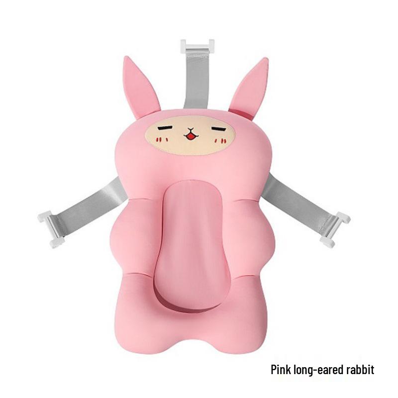 Baby Bath Tub with Floating Support for Sitting and Lying - Newborn Bath Rack and Mat, In Stock