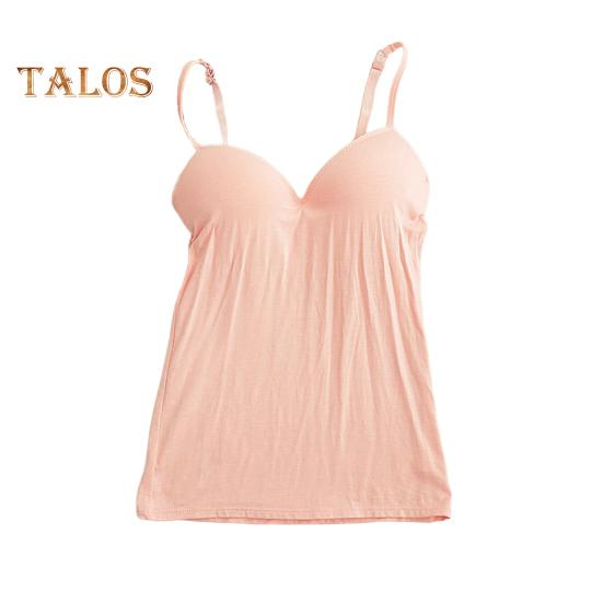 Dámské tílko s vestavěnou podprsenkou, nastavitelné špagetové ramínko, tílko, ležérní tílko bez rukávů pod oblečení na jógu a cvičení